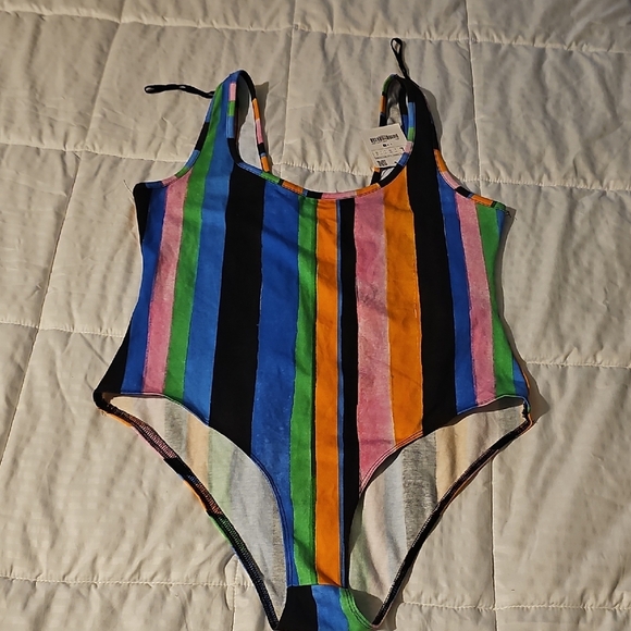 Zara Colorful Striped Top - Picture 3 of 5